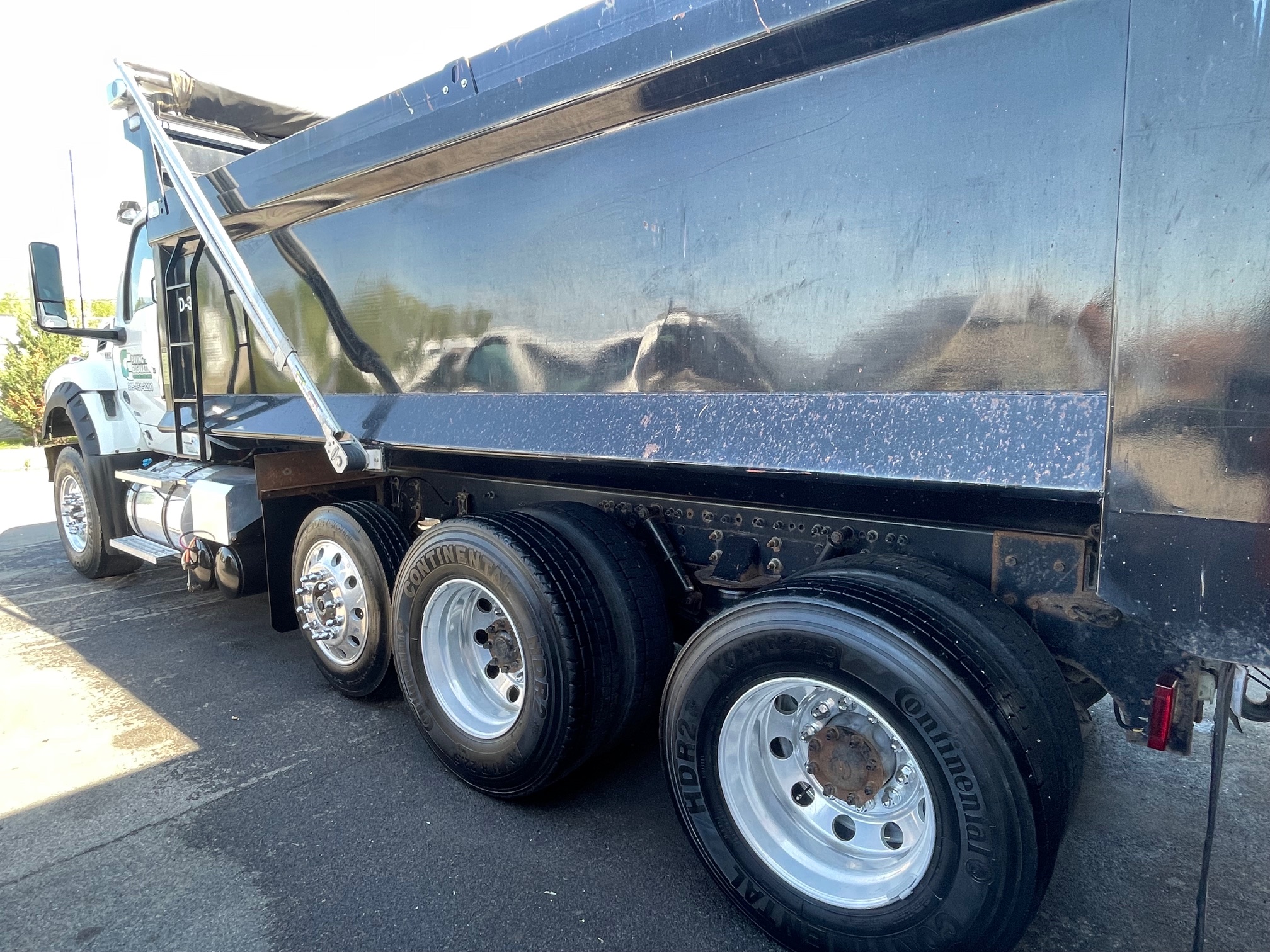 Dump Truck Box and Tires 