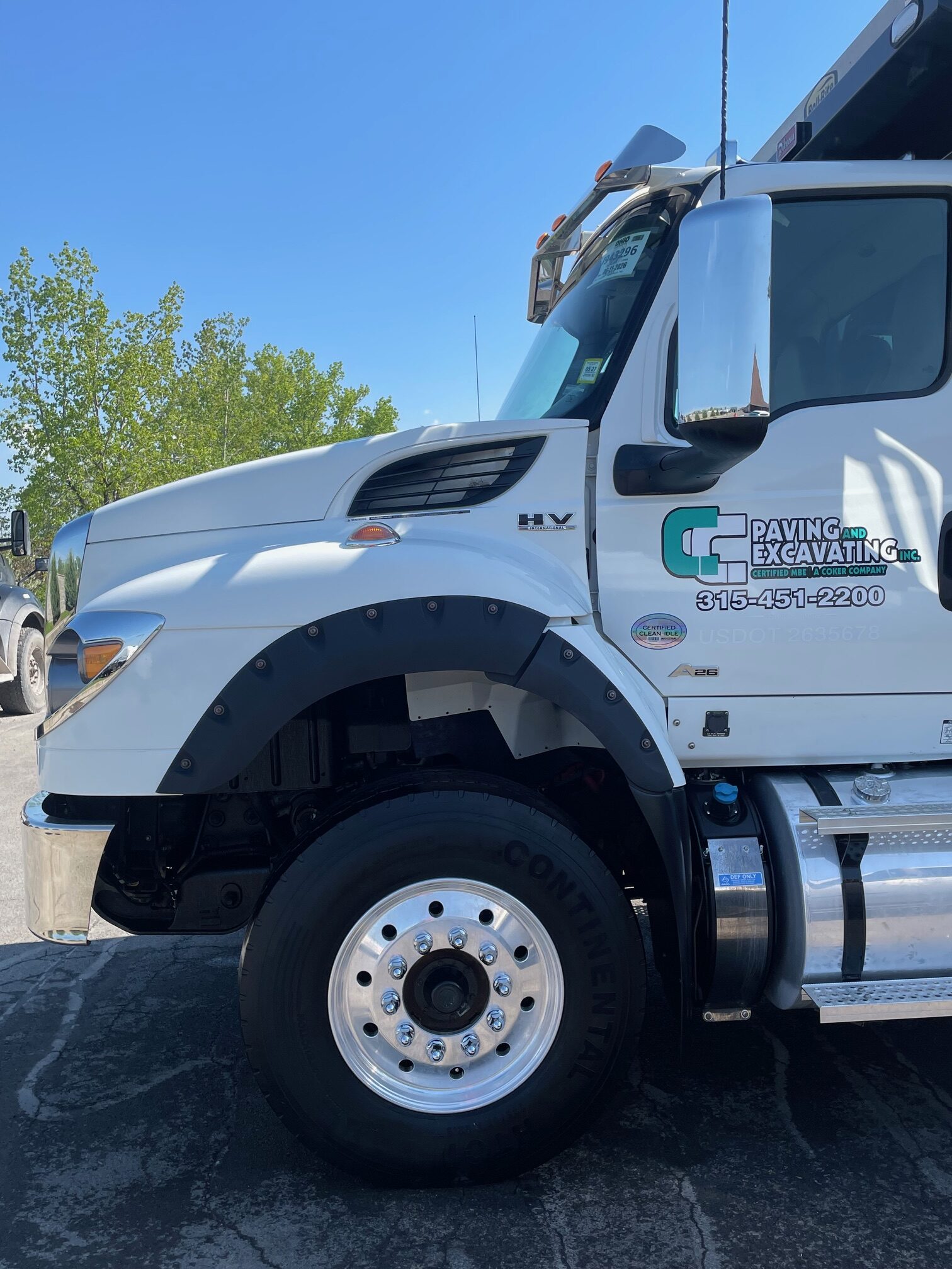 Dump Truck Driver Side Cab 